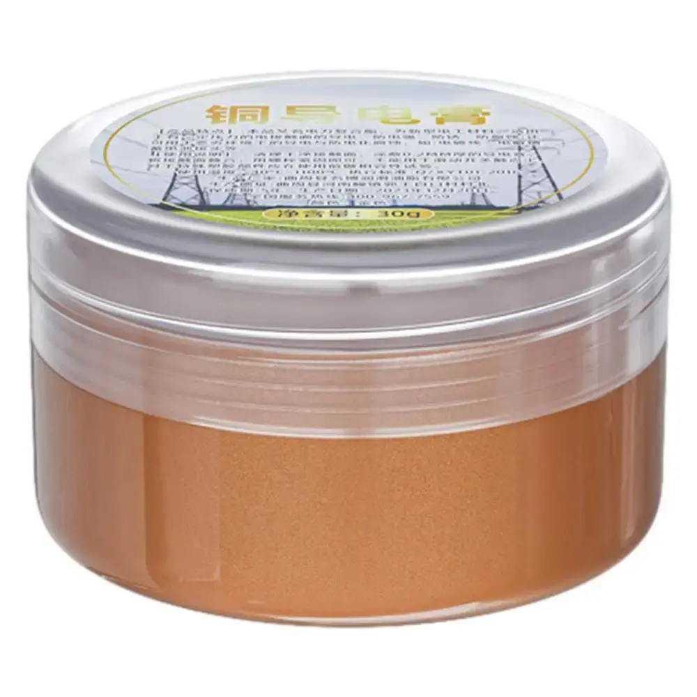 Grasso per rame 30g Pasta conduttiva Grasso per alte temperature Pasta composita per grasso automobilistico multiuso per circuito di collegamento batteria