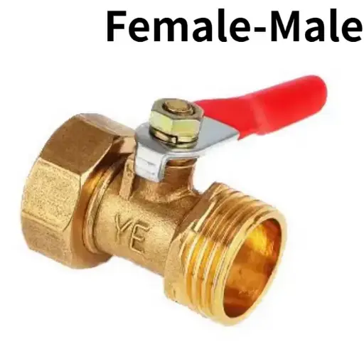 [PR/46491] Valvola a Sfera con Leva 1/2" M/F  Maschio/Femmina